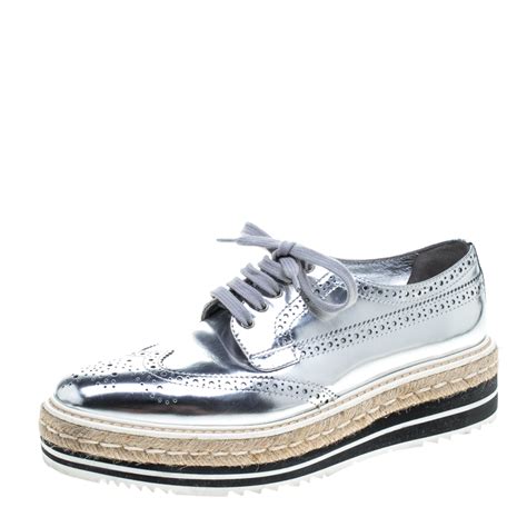 prada silver chunky trainers|Prada shoes for women.